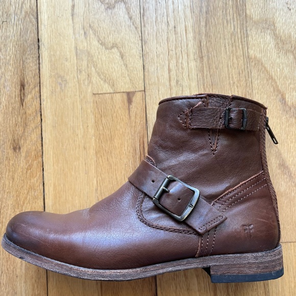 Frye Buckle Ankle Boots - Picture 3 of 9